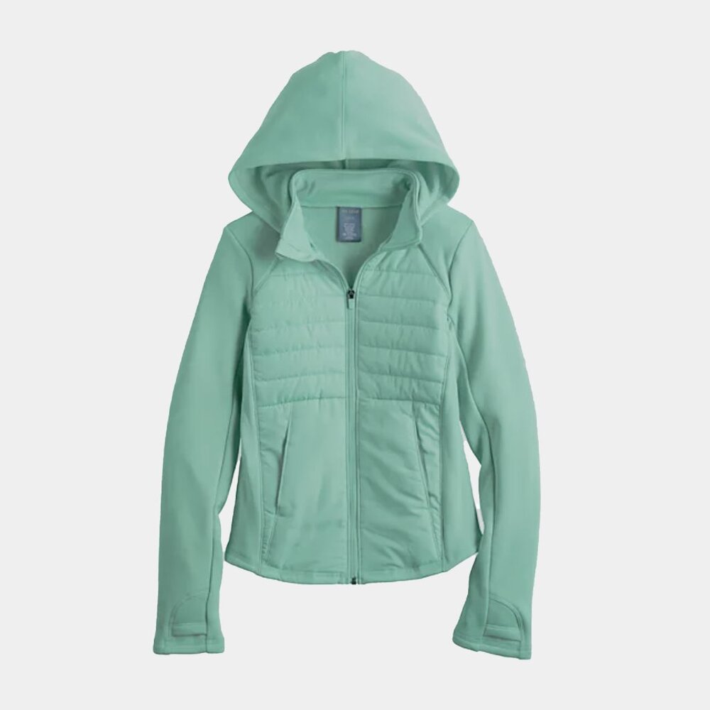 Tek Gear Women's River Moss Mixed Media Lightweight Jacket